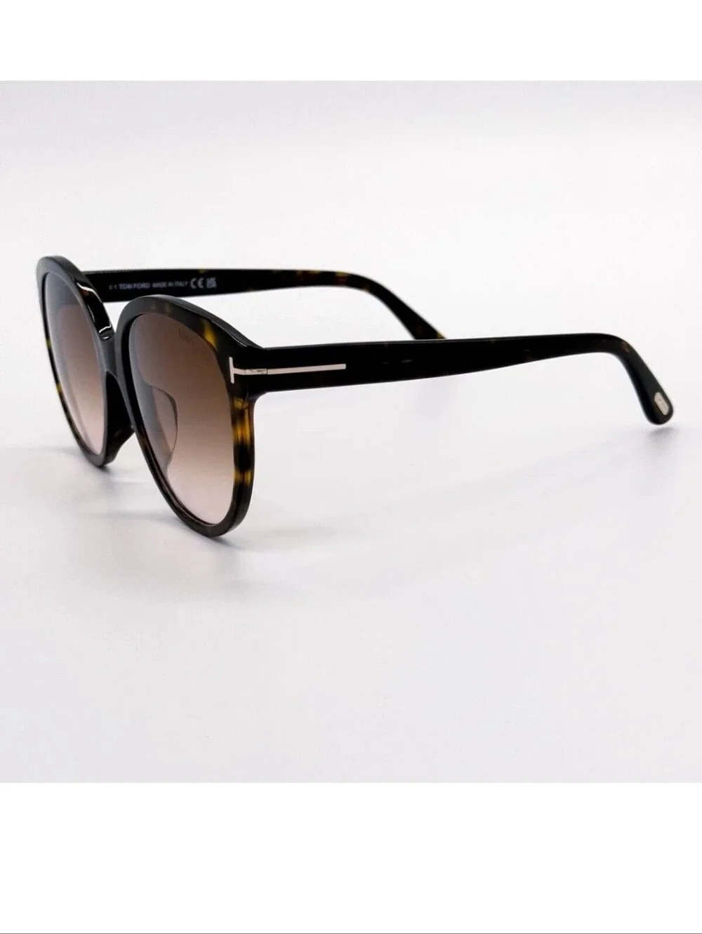 Tom Ford TF957-D 52F Havana Round Big Plastic Sunglasses Frame 58-20-145